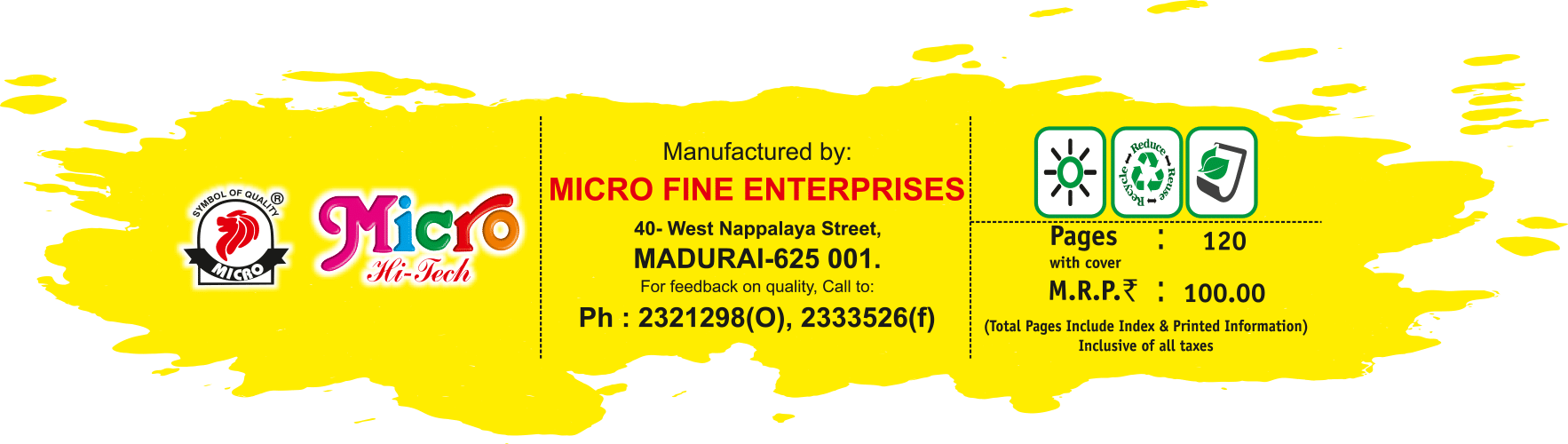 Writing Pad Manufacturers in Tiruppur